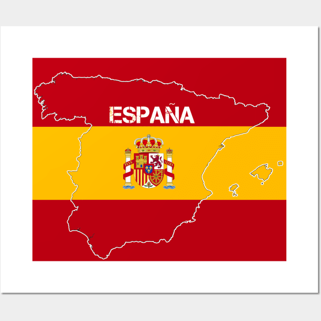 España Spain original design Wall Art by sanastyle